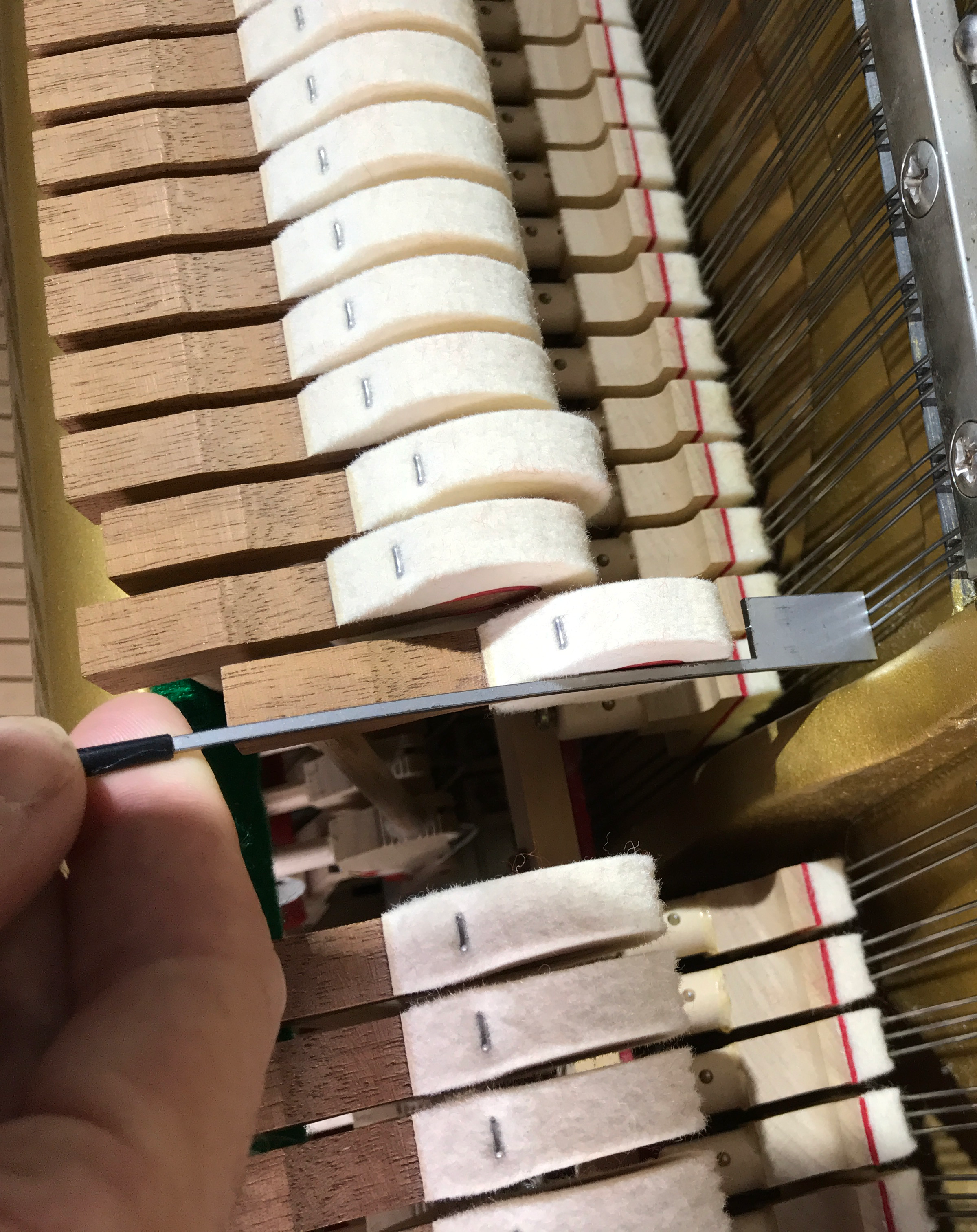 réglage départ étouffoirs